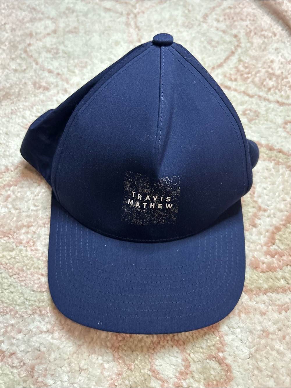 Travis Mathew Navy Flexfit Tech Baseball Cap